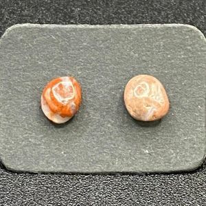 Earrings Brown Agate